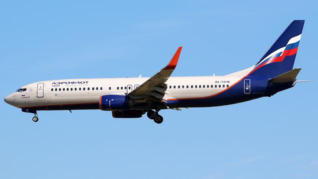 RA-73118:Boeing 737-800:Аэрофлот